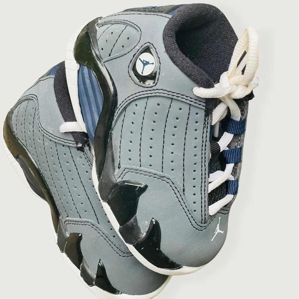 air jordan 14 retro 'graphite navy' for babies